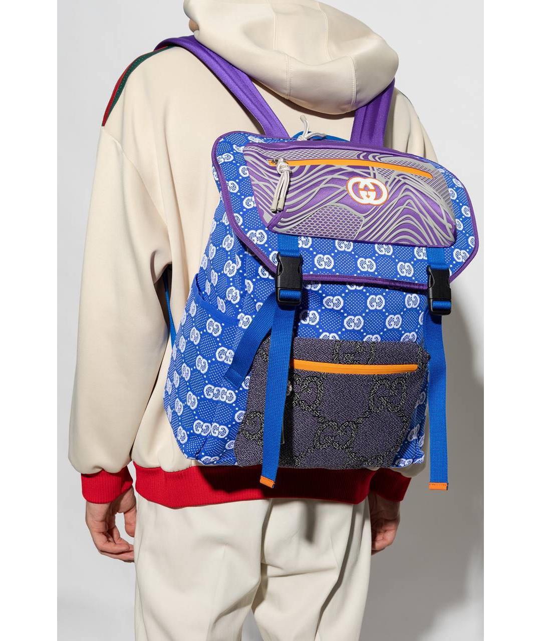 GUCCI Мульти тканевый рюкзак, фото 8