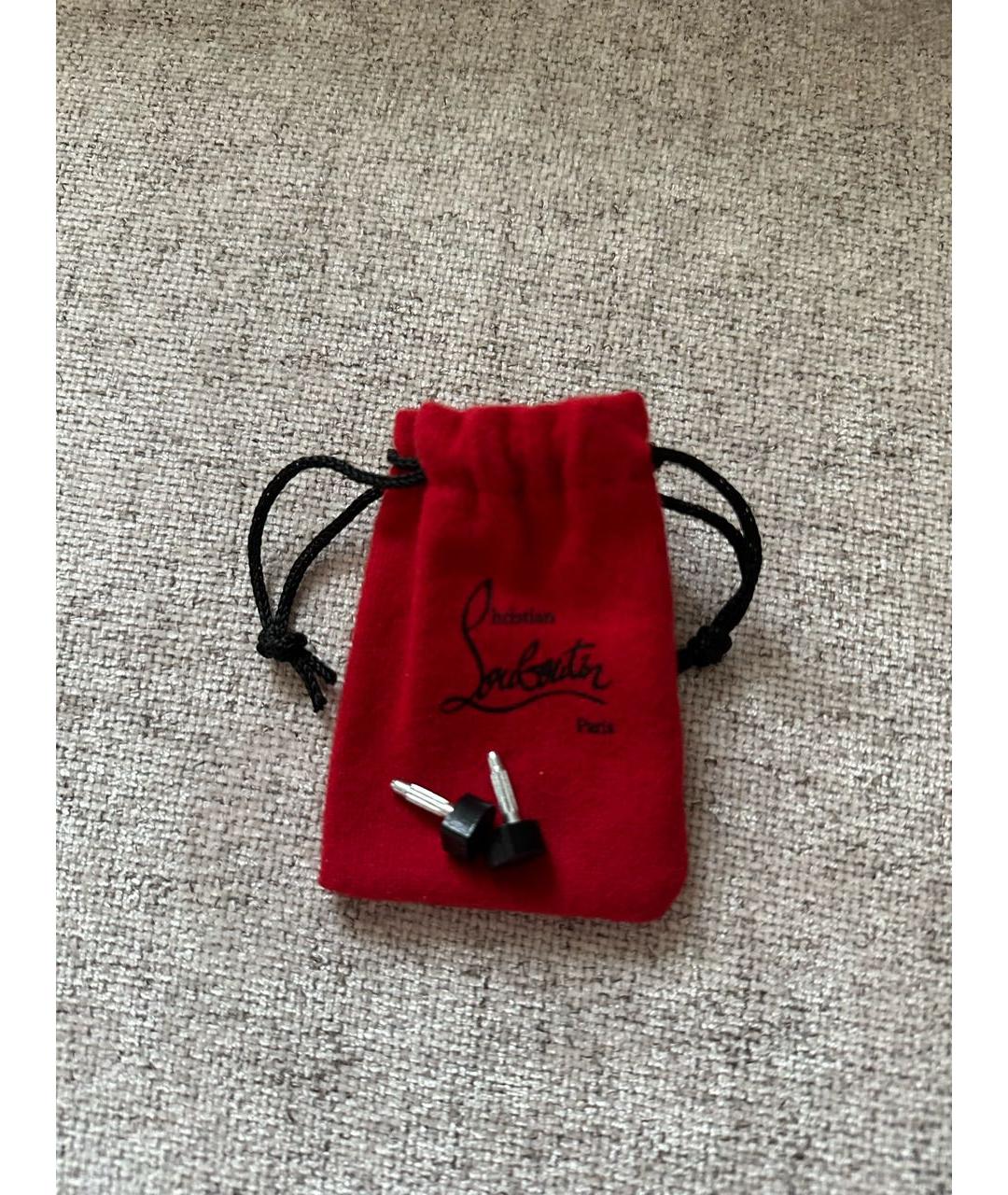CHRISTIAN LOUBOUTIN Черные кожаные туфли, фото 6