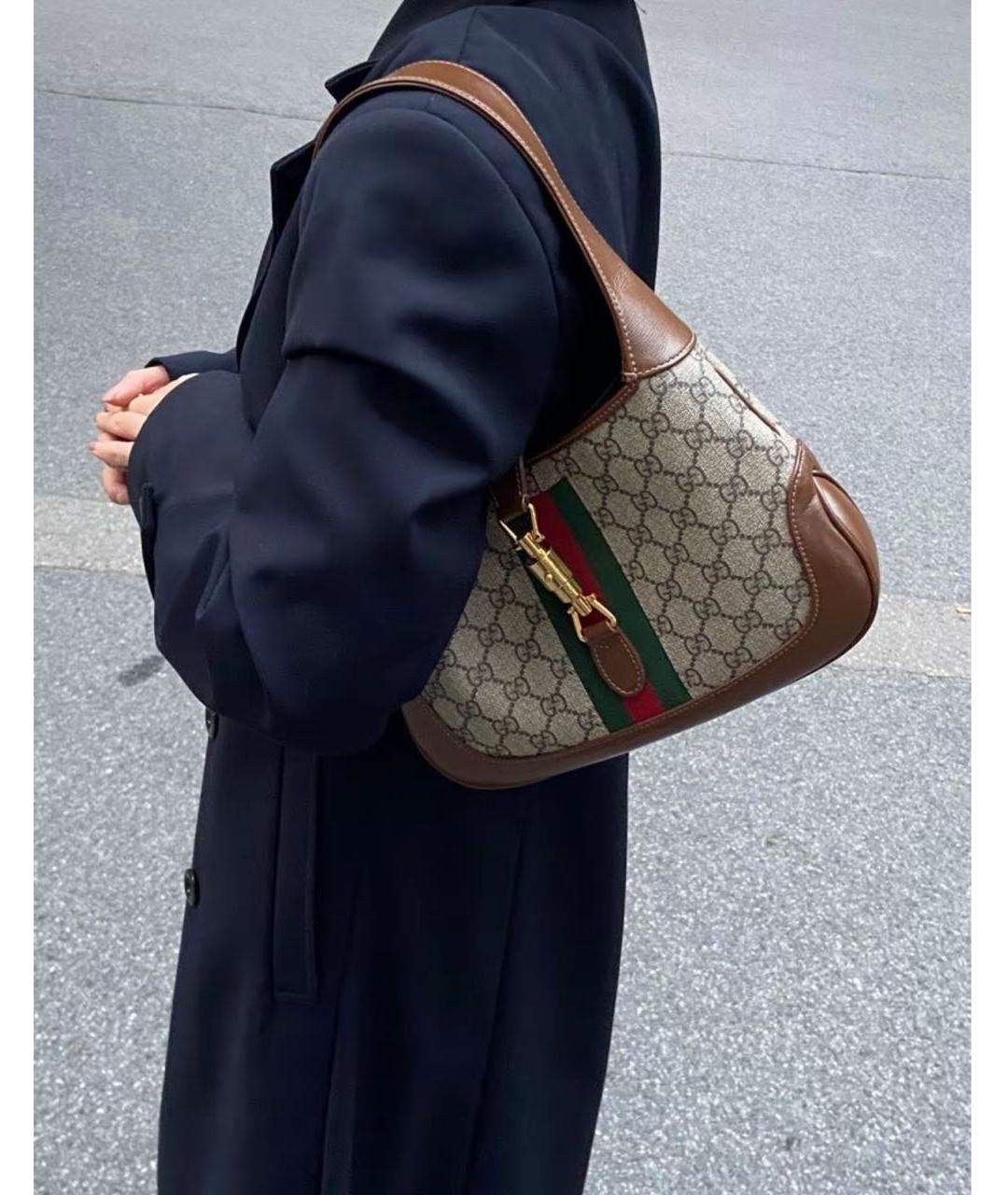 GUCCI Мульти кожаная сумка с короткими ручками, фото 6