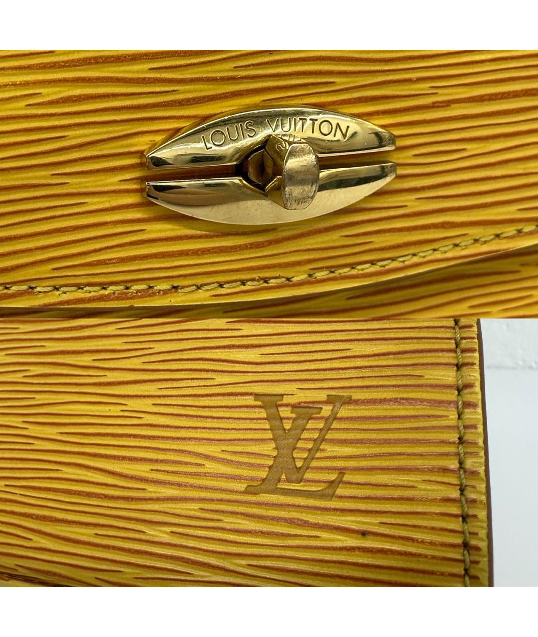 LOUIS VUITTON Кожаная сумка с короткими ручками, фото 7