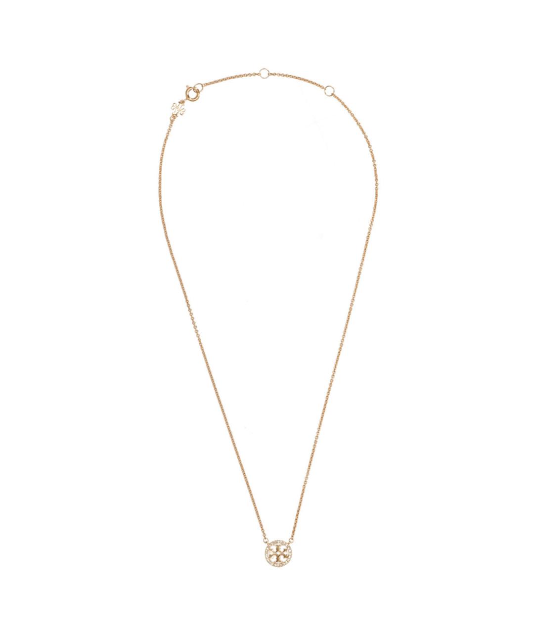 TORY BURCH Золотое металлическое колье, фото 1