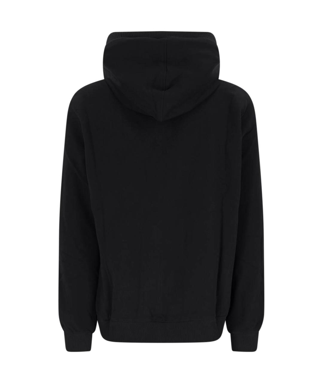 DOLCE&GABBANA Черный хлопковый джемпер / свитер, фото 2