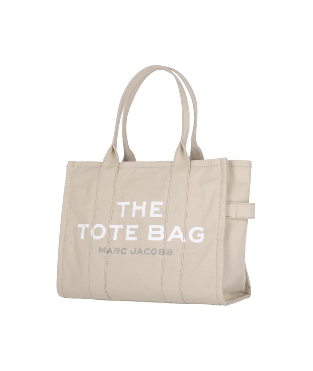 MARC JACOBS Бежевая хлопковая сумка тоут, фото 2