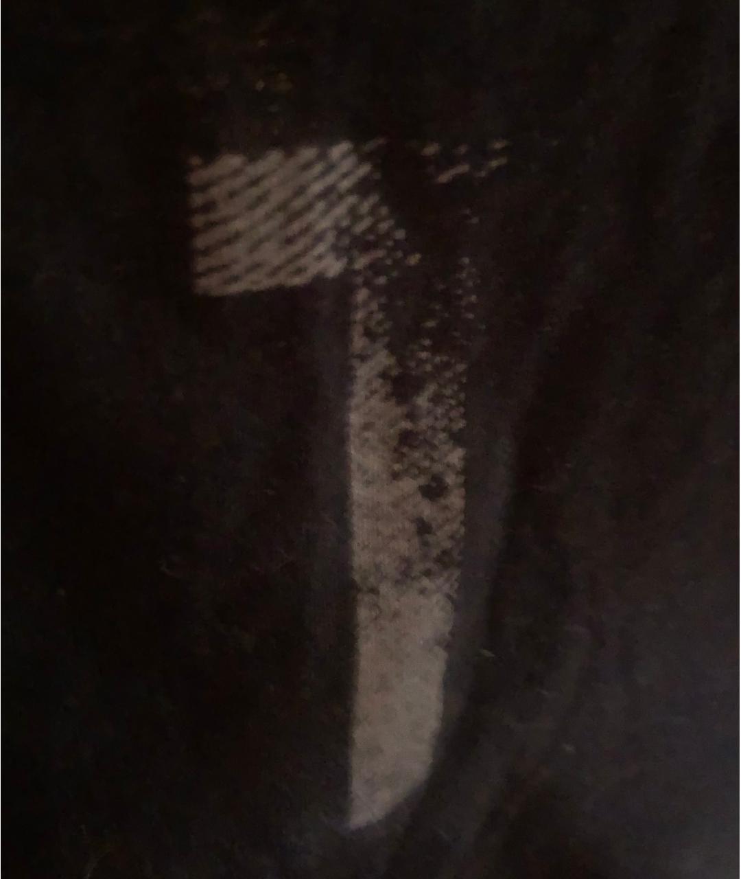 BURBERRY Черная хлопковая футболка, фото 4