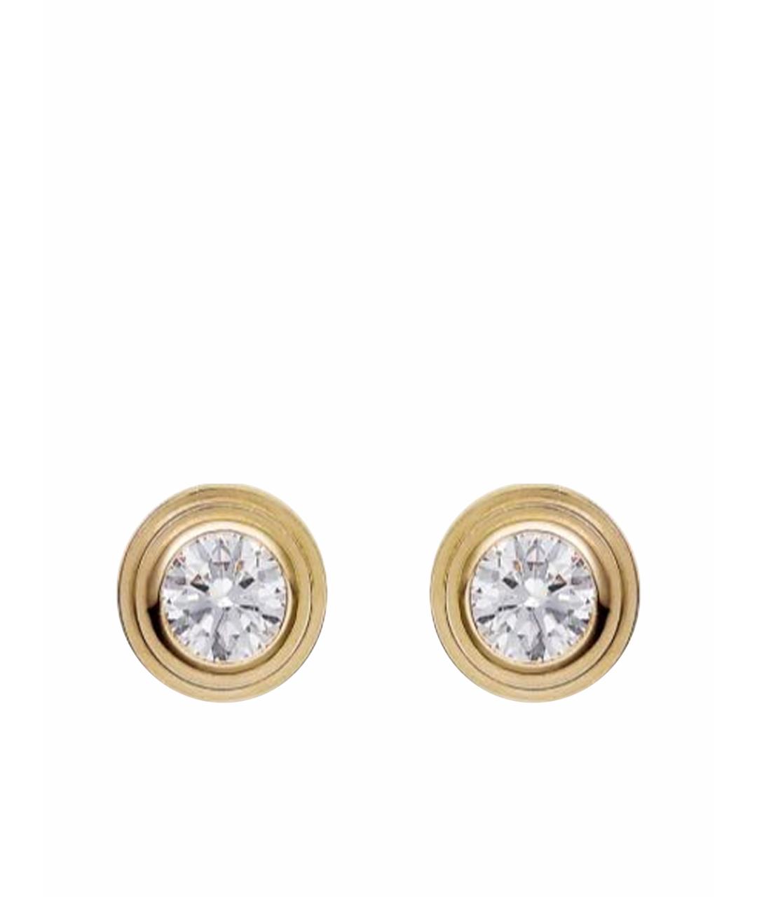 CARTIER Золотые серьги из желтого золота, фото 1