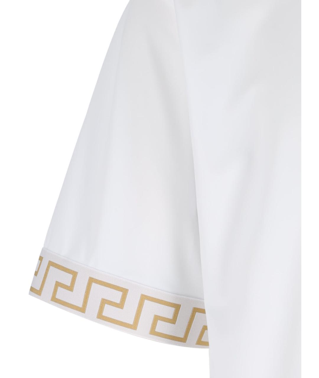 VERSACE Белая синтетическая футболка, фото 4