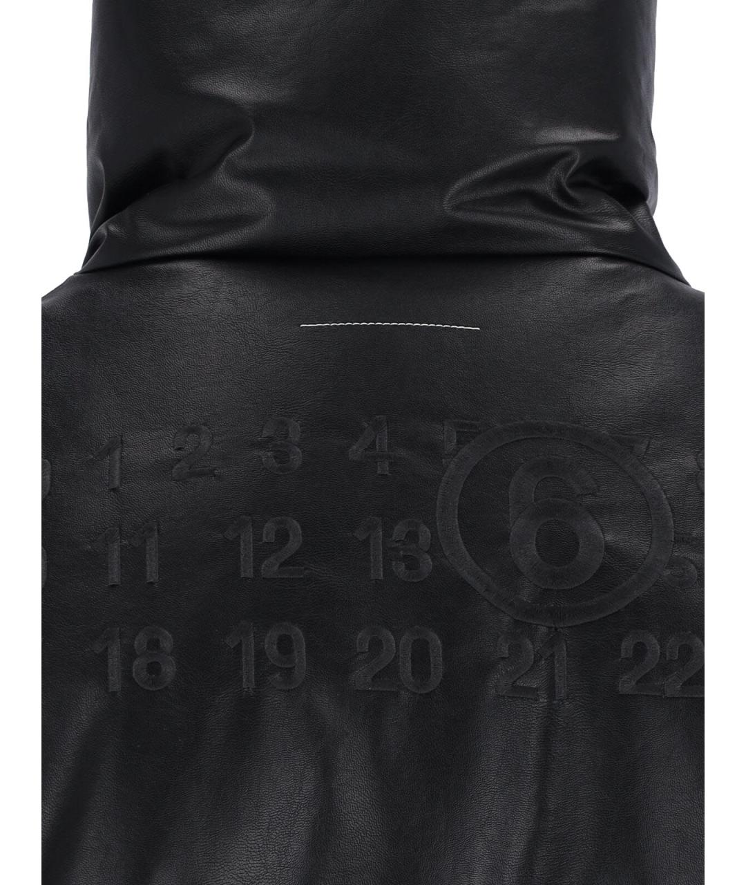 MM6 MAISON MARGIELA Черная вискозная куртка, фото 3