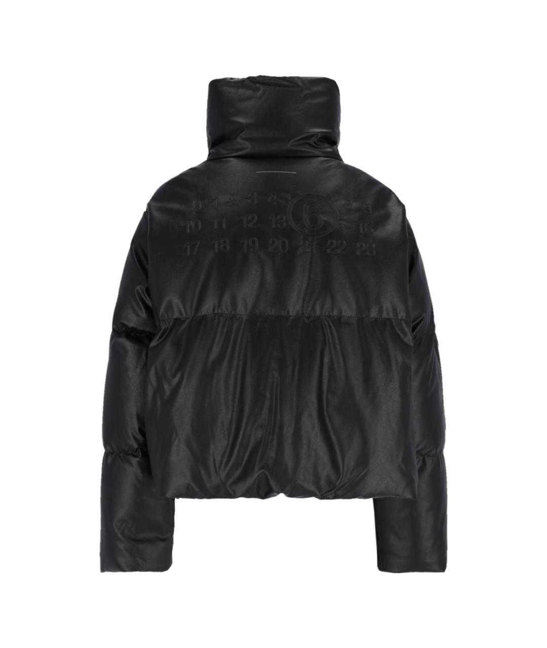 MM6 MAISON MARGIELA Черная вискозная куртка, фото 2