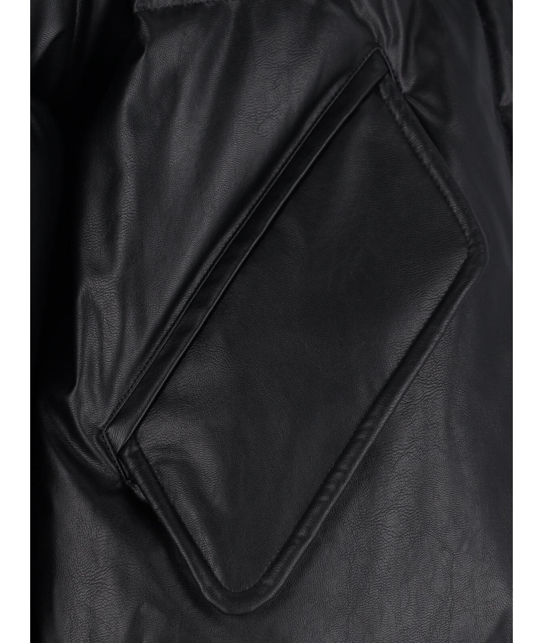 MM6 MAISON MARGIELA Черная вискозная куртка, фото 5