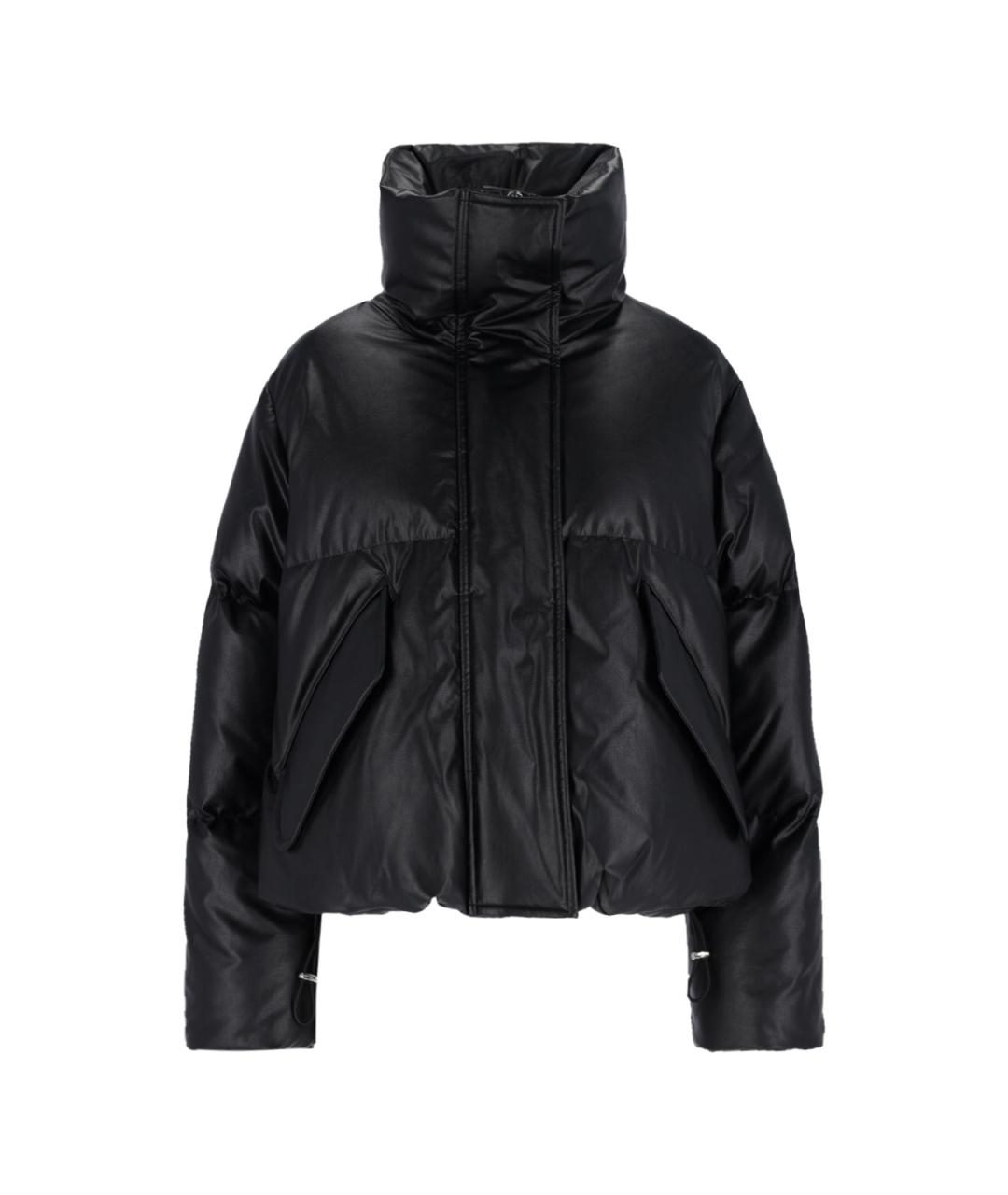 MM6 MAISON MARGIELA Черная вискозная куртка, фото 1