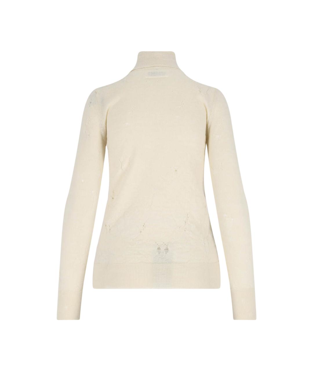 MM6 MAISON MARGIELA Белый шерстяной джемпер / свитер, фото 2