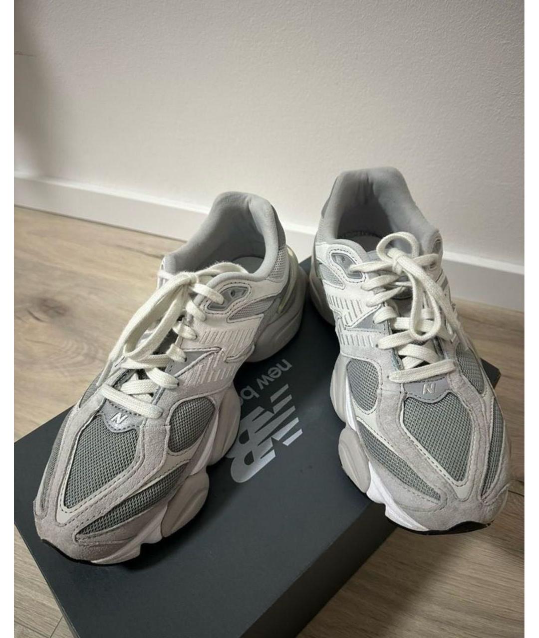 NEW BALANCE Серые замшевые кроссовки, фото 2