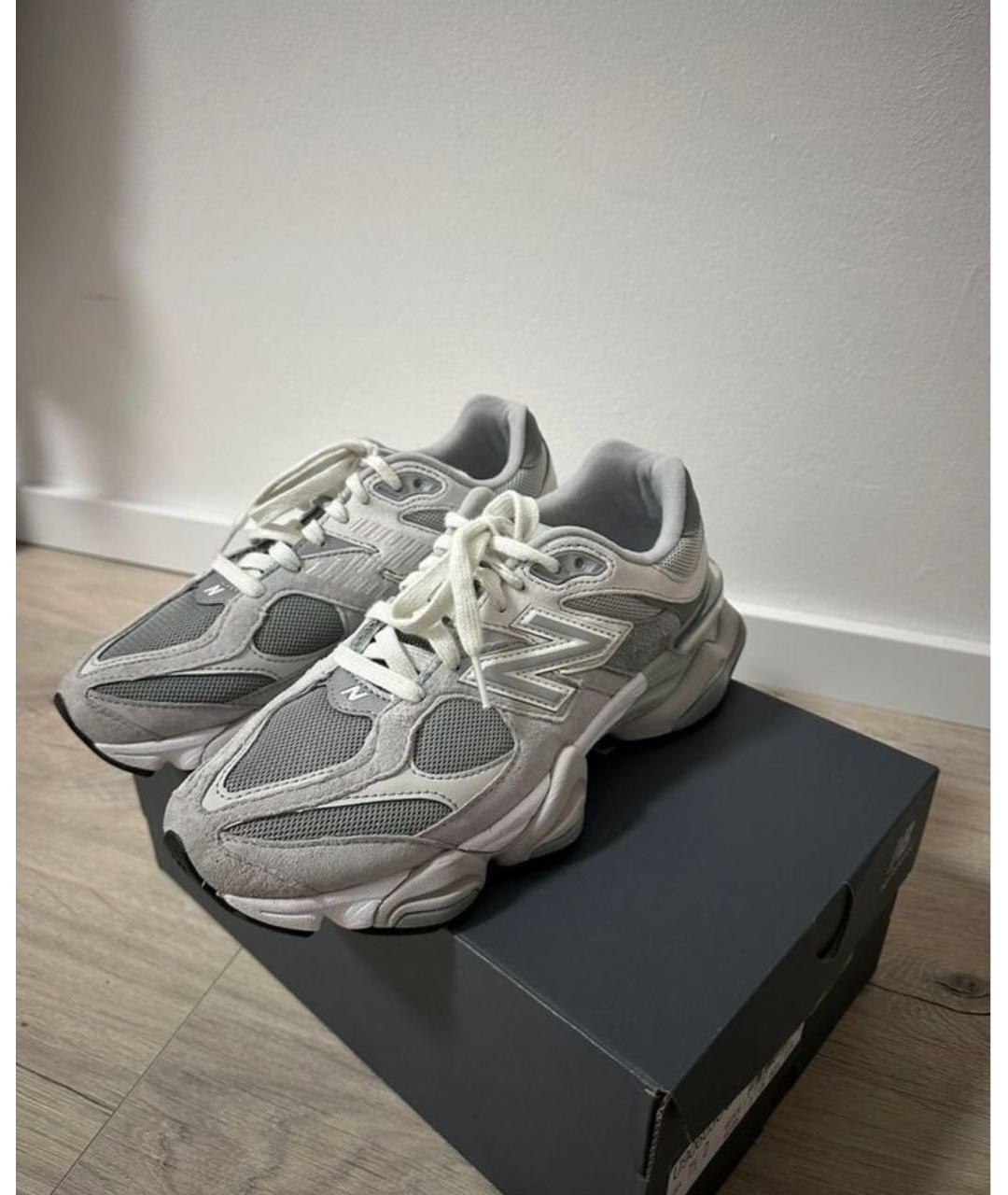 NEW BALANCE Серые замшевые кроссовки, фото 6