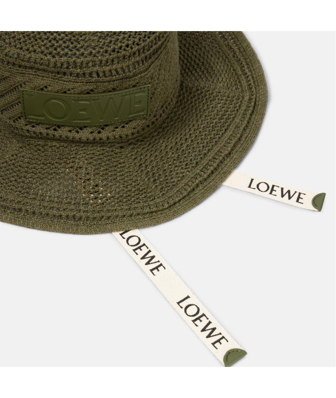LOEWE Хаки хлопковая панама, фото 3