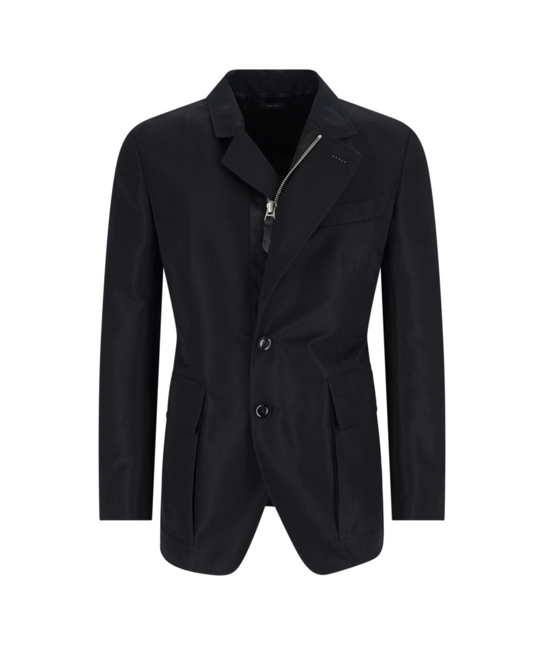 TOM FORD Черная хлопковая куртка, фото 1
