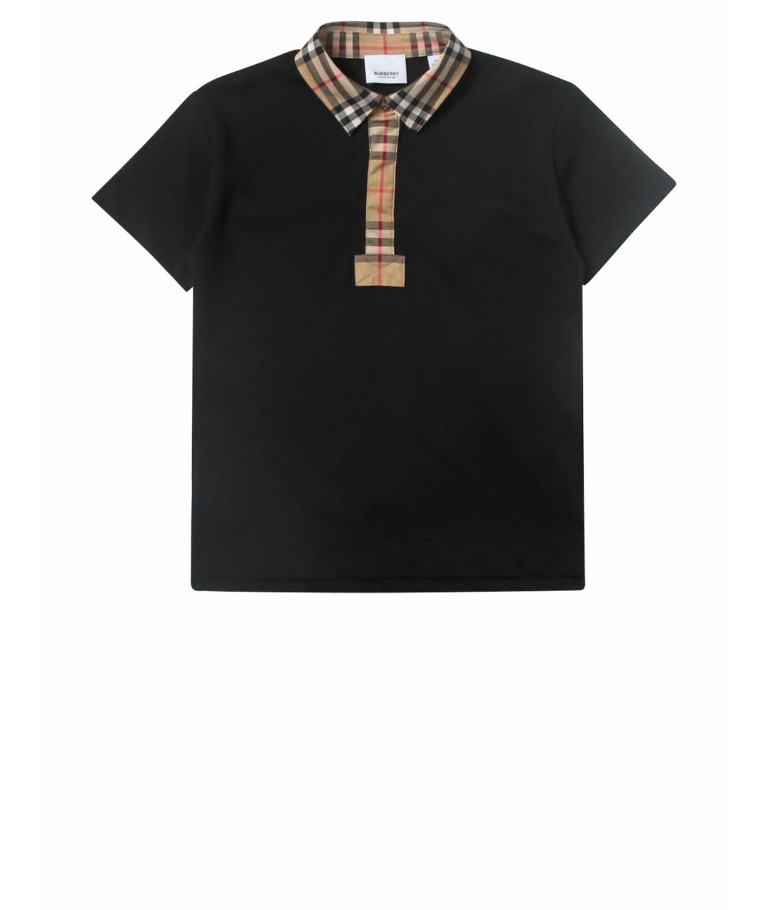 BURBERRY Черная детская рубашка, фото 1