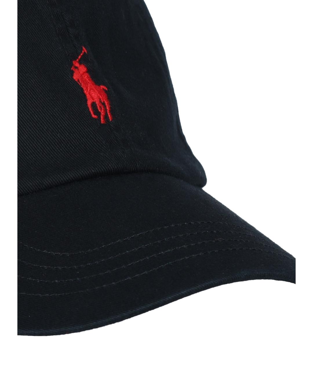 POLO RALPH LAUREN Черная хлопковая кепка/бейсболка, фото 3