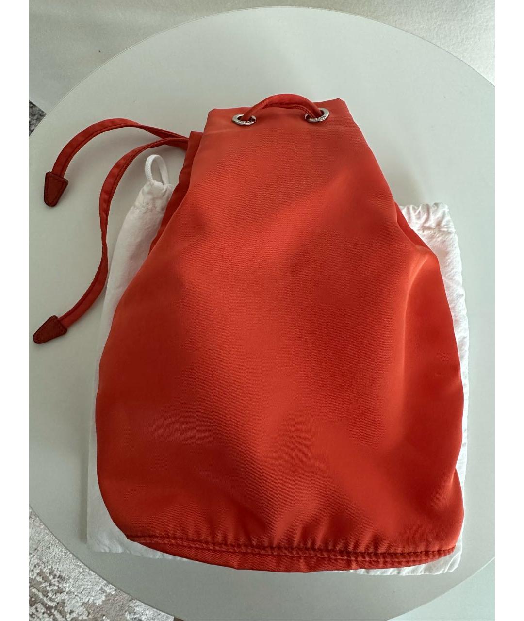 PRADA Оранжевая косметичка, фото 3