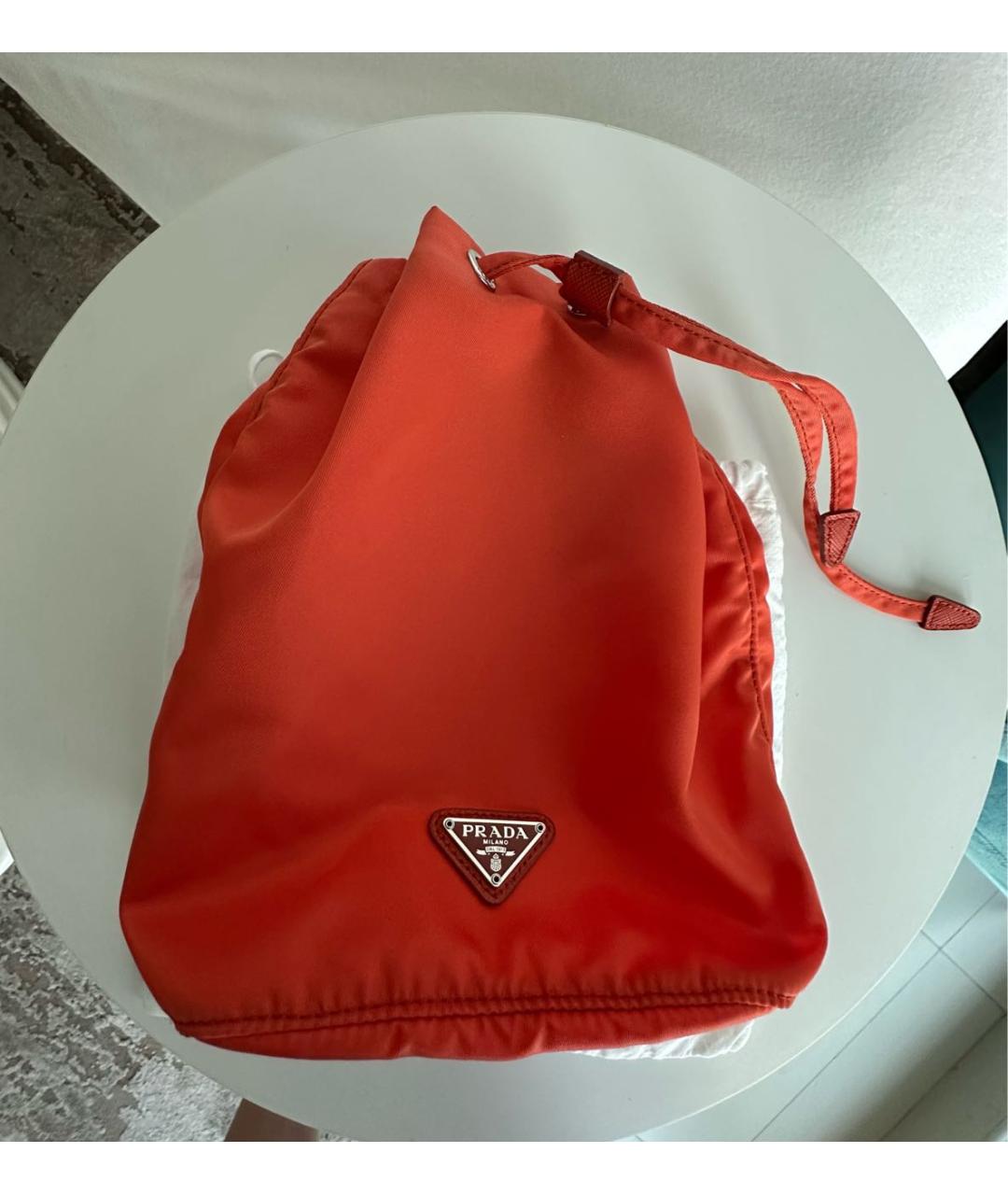 PRADA Оранжевая косметичка, фото 2