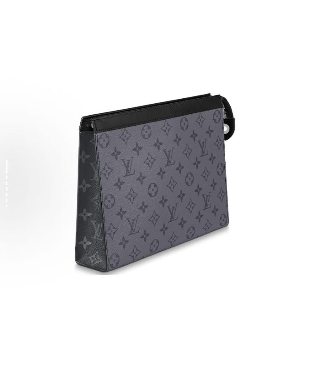 LOUIS VUITTON Антрацитовая папка для документов, фото 3