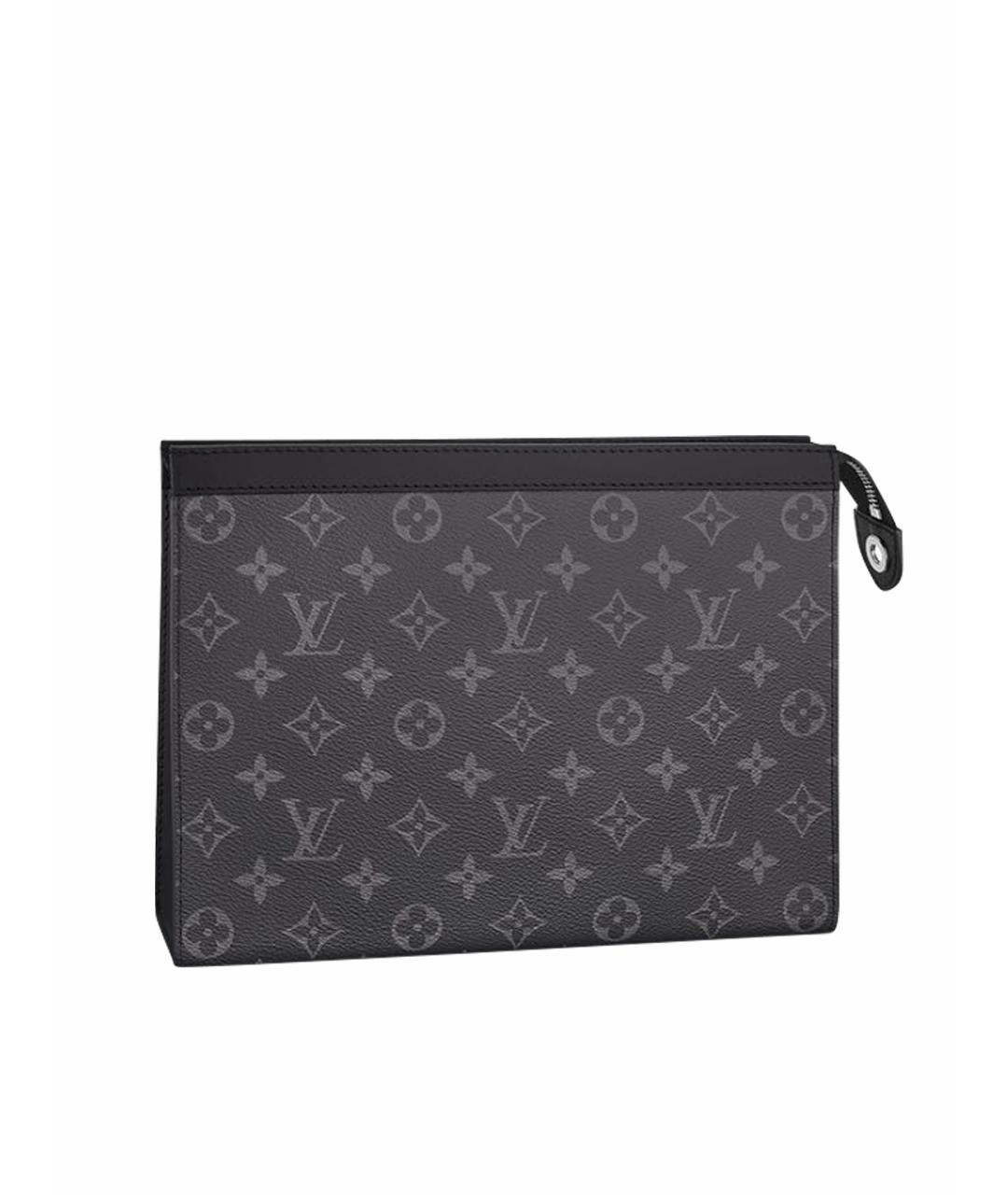 LOUIS VUITTON Антрацитовая папка для документов, фото 1