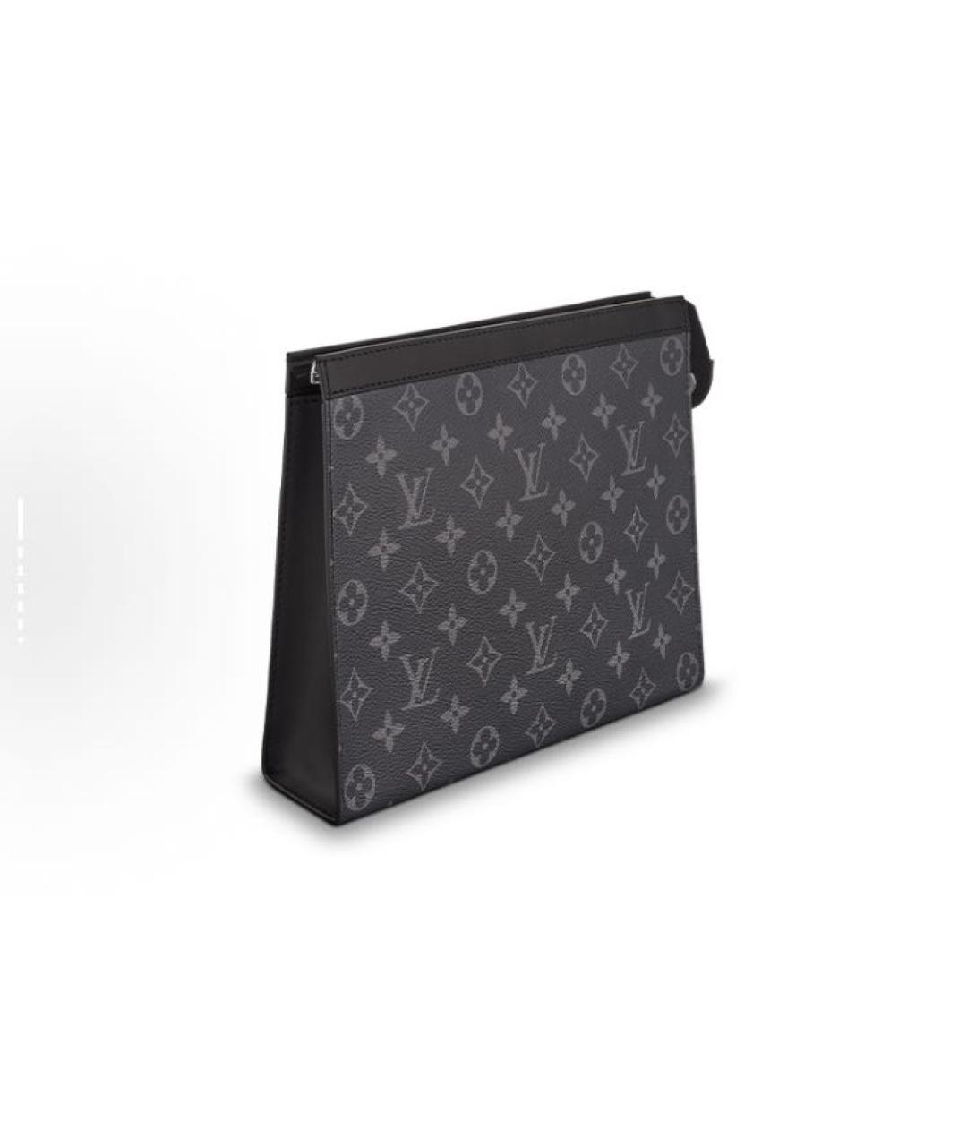 LOUIS VUITTON Антрацитовая папка для документов, фото 2