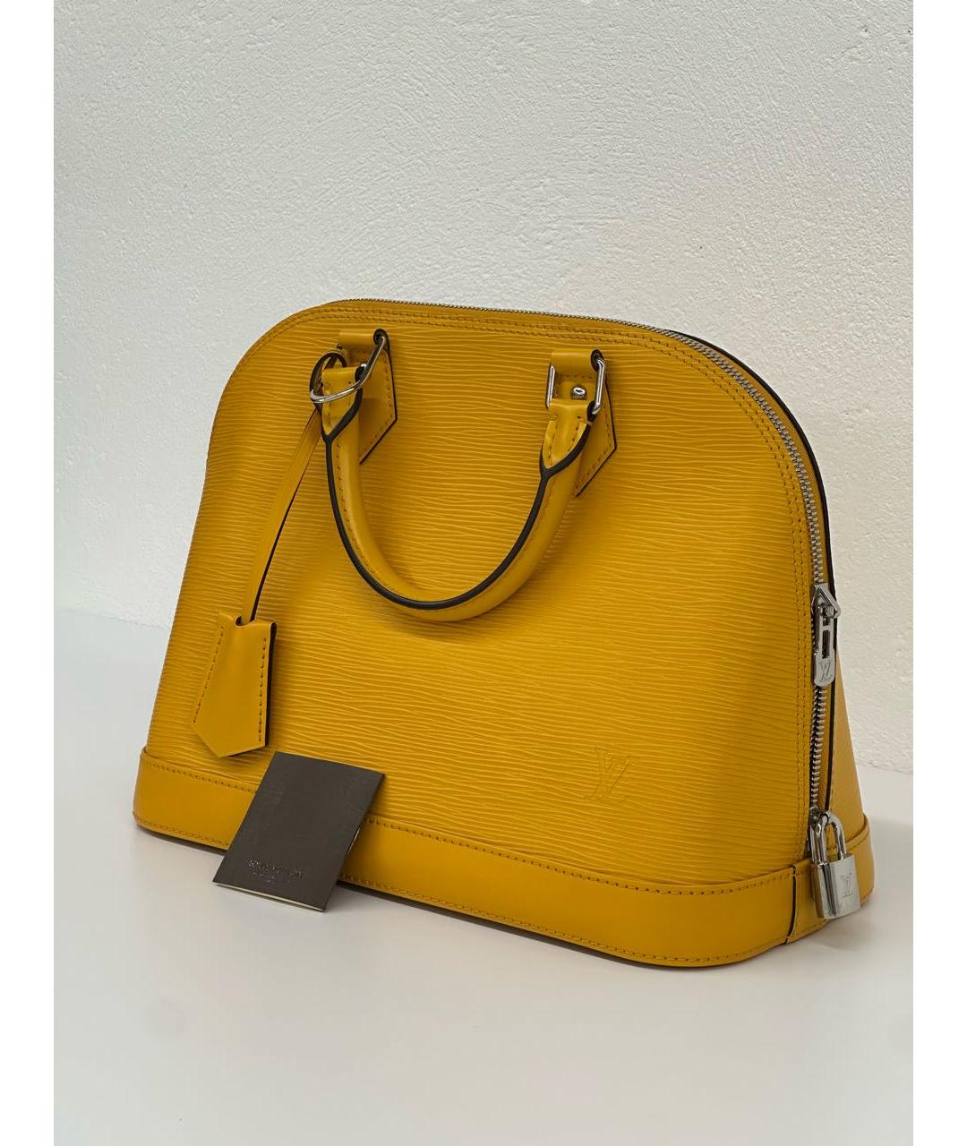 LOUIS VUITTON Кожаная сумка с короткими ручками, фото 9