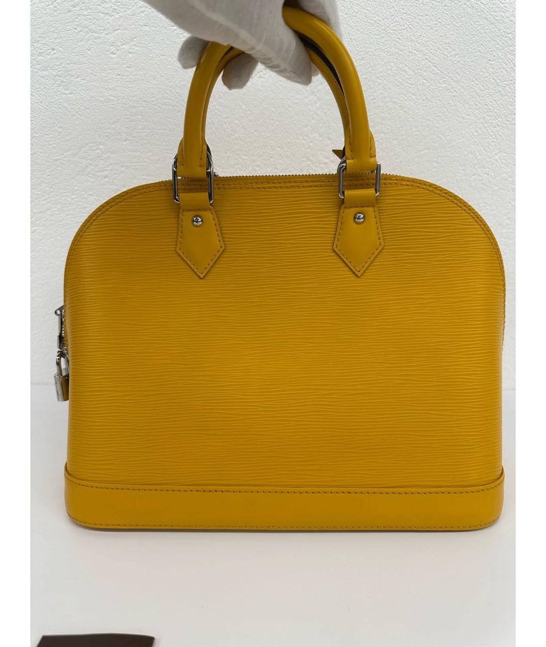 LOUIS VUITTON Кожаная сумка с короткими ручками, фото 5