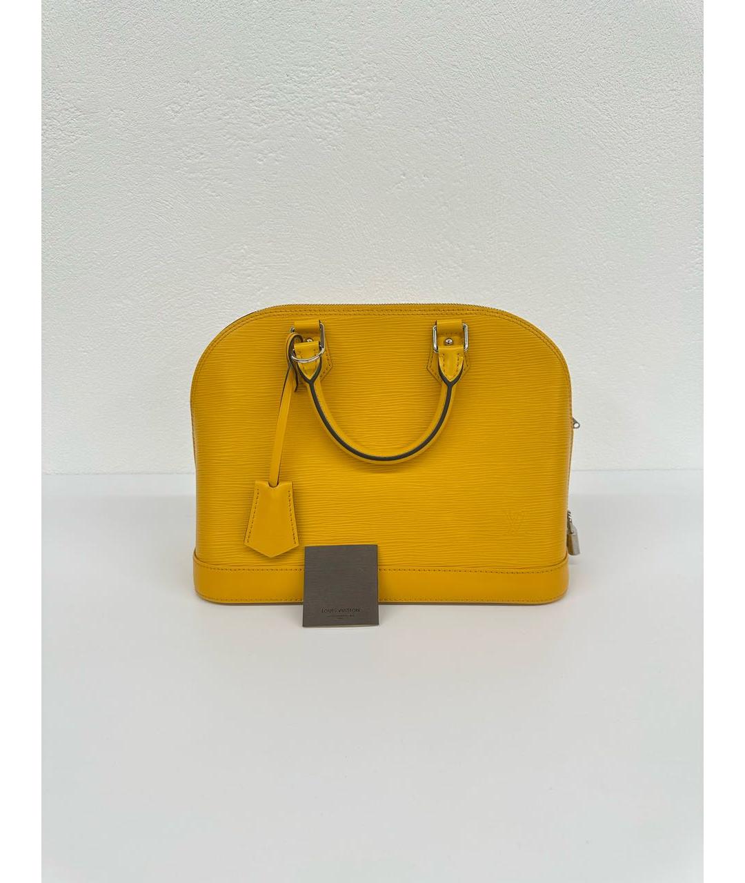 LOUIS VUITTON Кожаная сумка с короткими ручками, фото 3