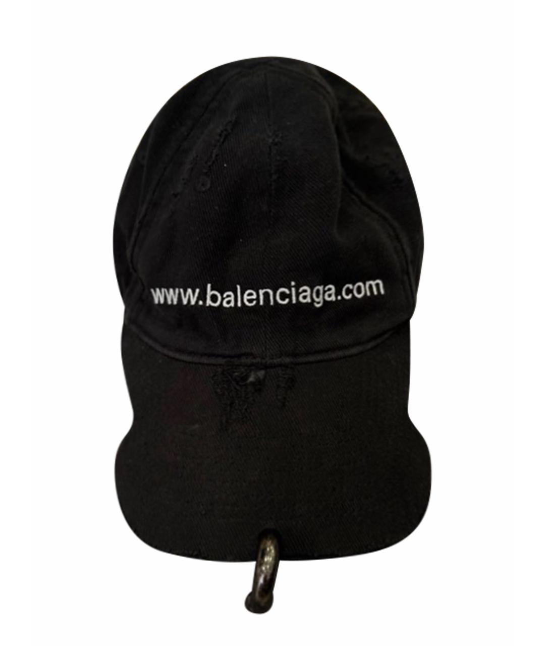 BALENCIAGA Антрацитовая кепка/бейсболка, фото 1
