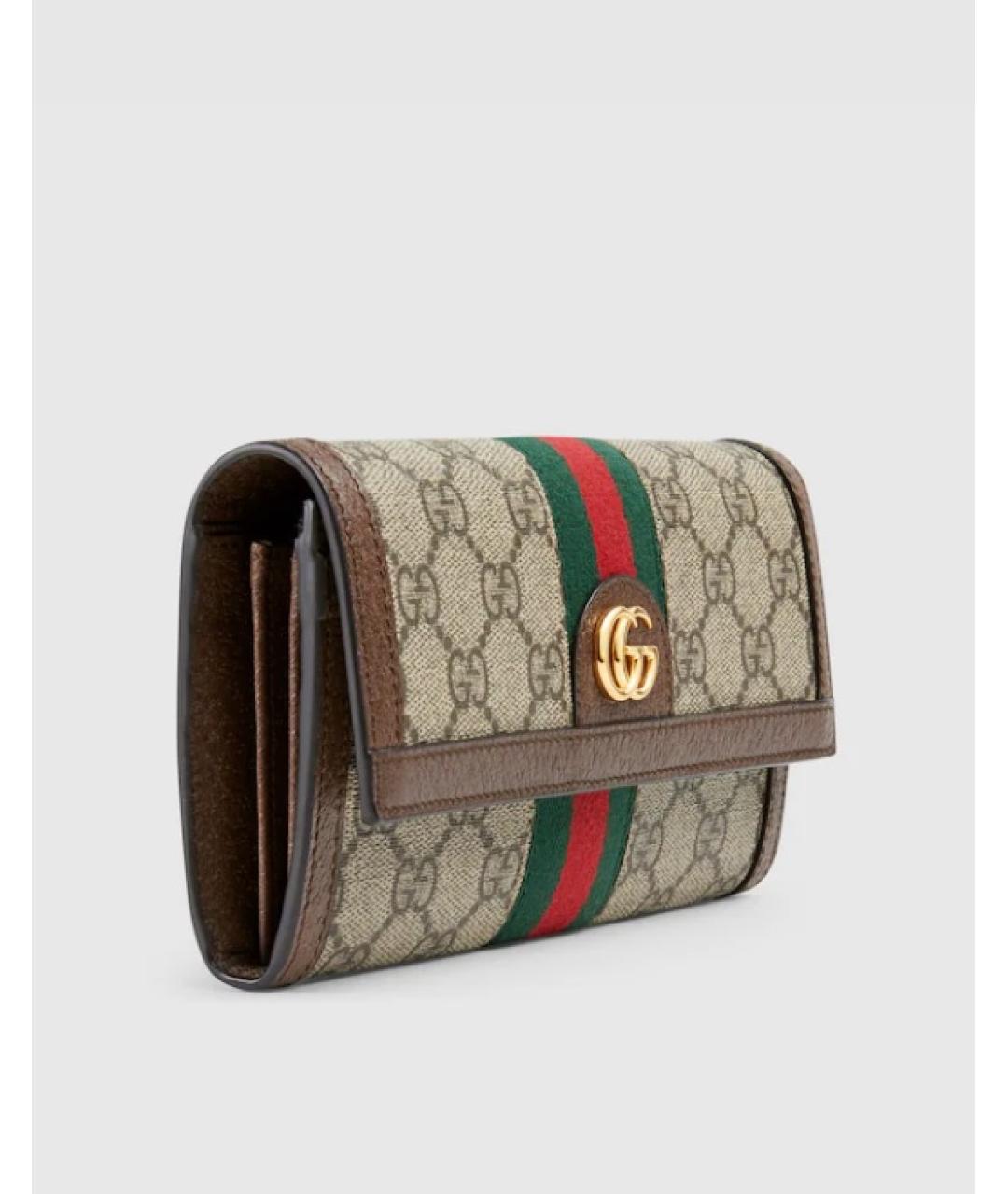 GUCCI Коричневый кошелек, фото 6