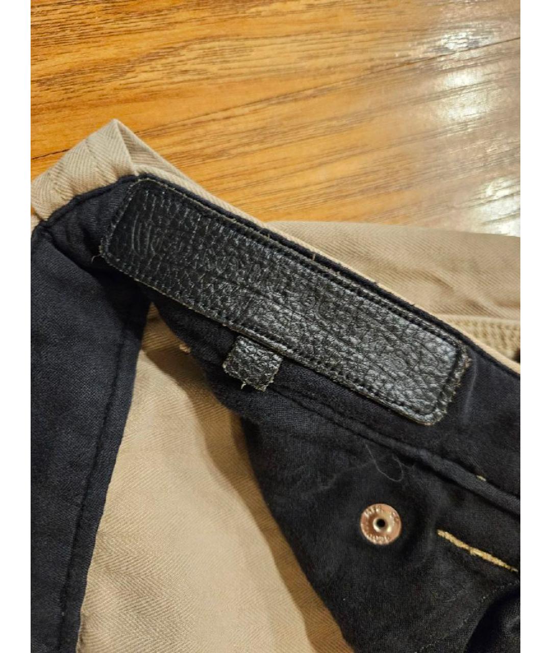 CHROME HEARTS Бежевые хлопковые брюки чинос, фото 5