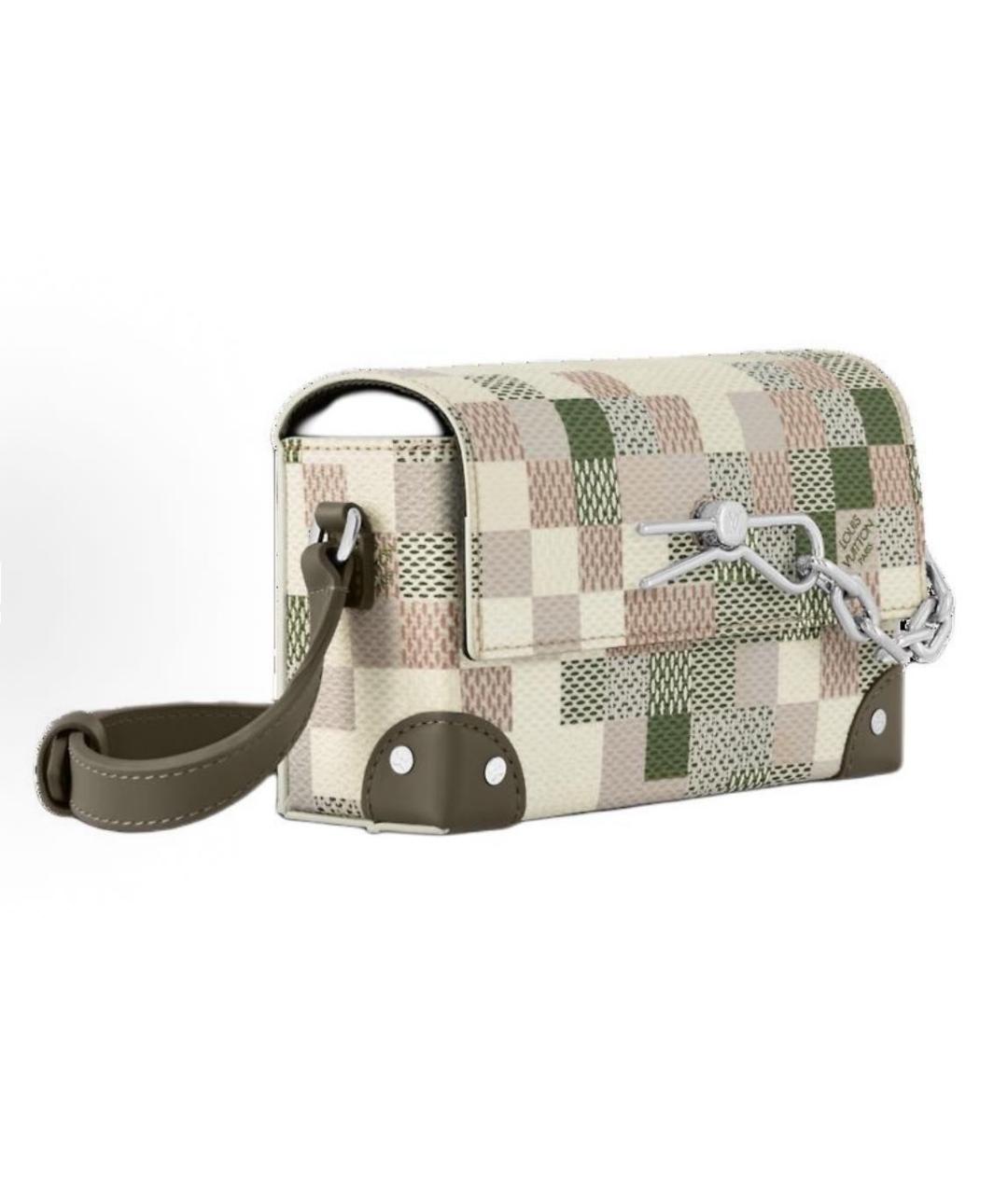 LOUIS VUITTON Хаки сумка на плечо, фото 2