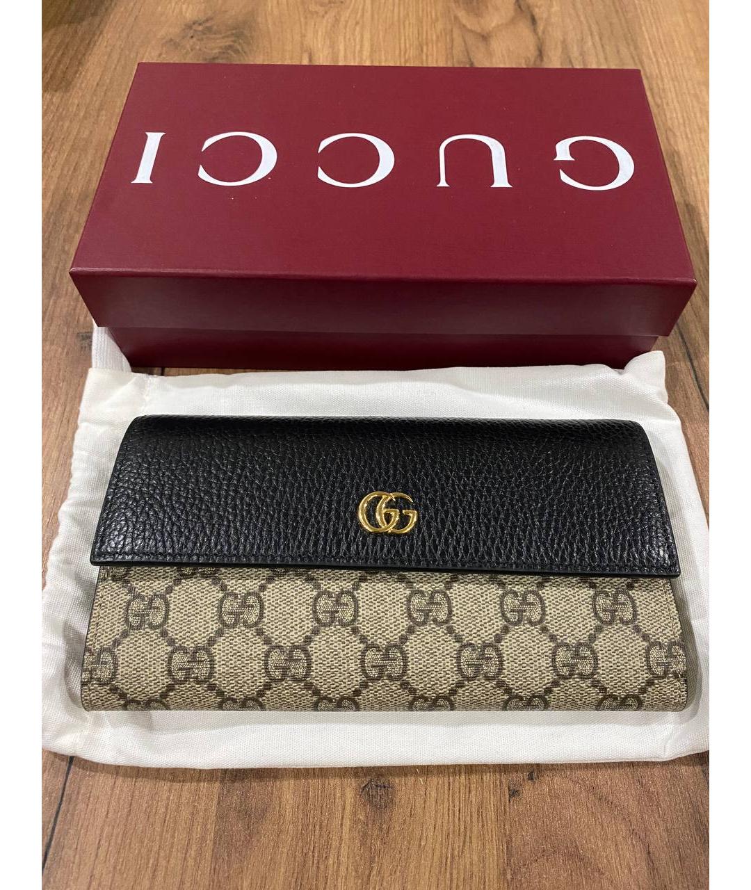 GUCCI Черный кошелек, фото 3