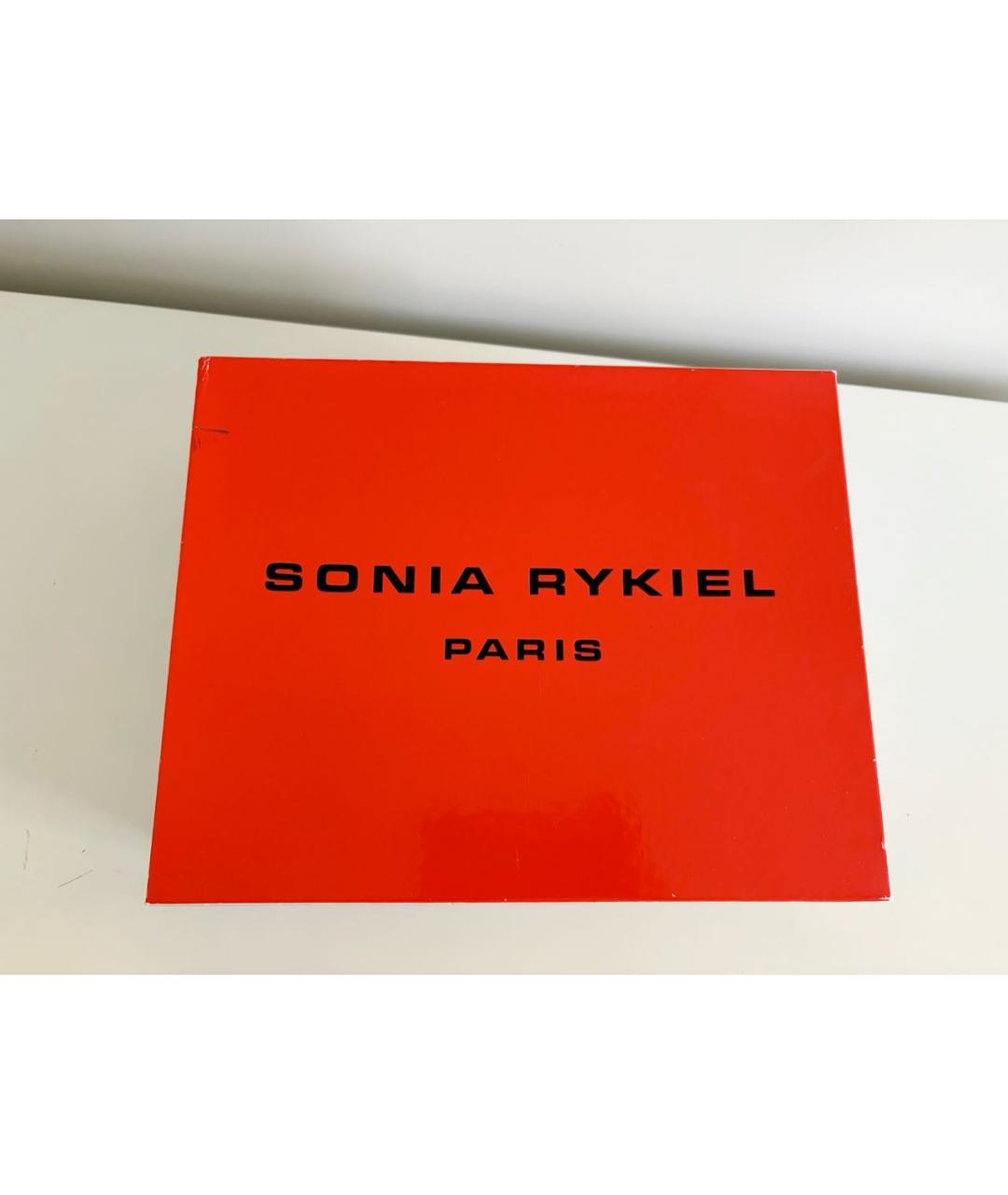 SONIA RYKIEL Черные замшевые босоножки, фото 8