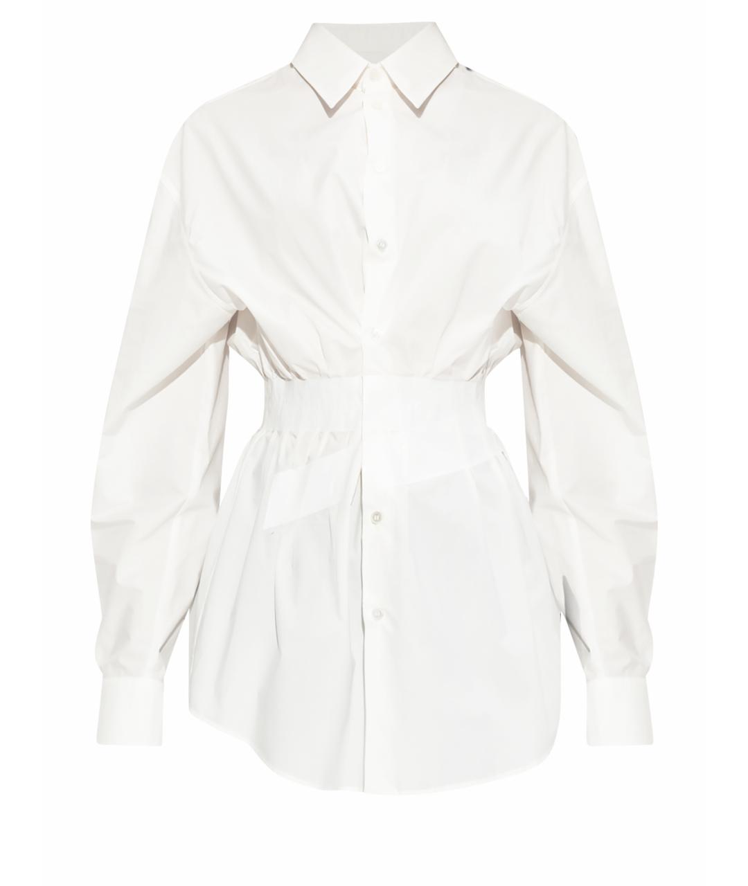 MM6 MAISON MARGIELA Белая хлопковая рубашка, фото 1