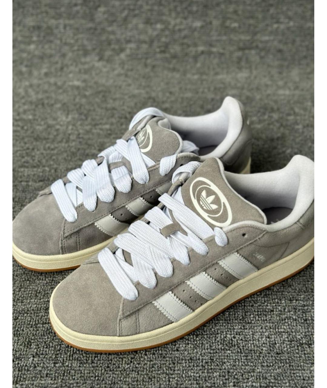 ADIDAS Серые замшевые кеды, фото 5