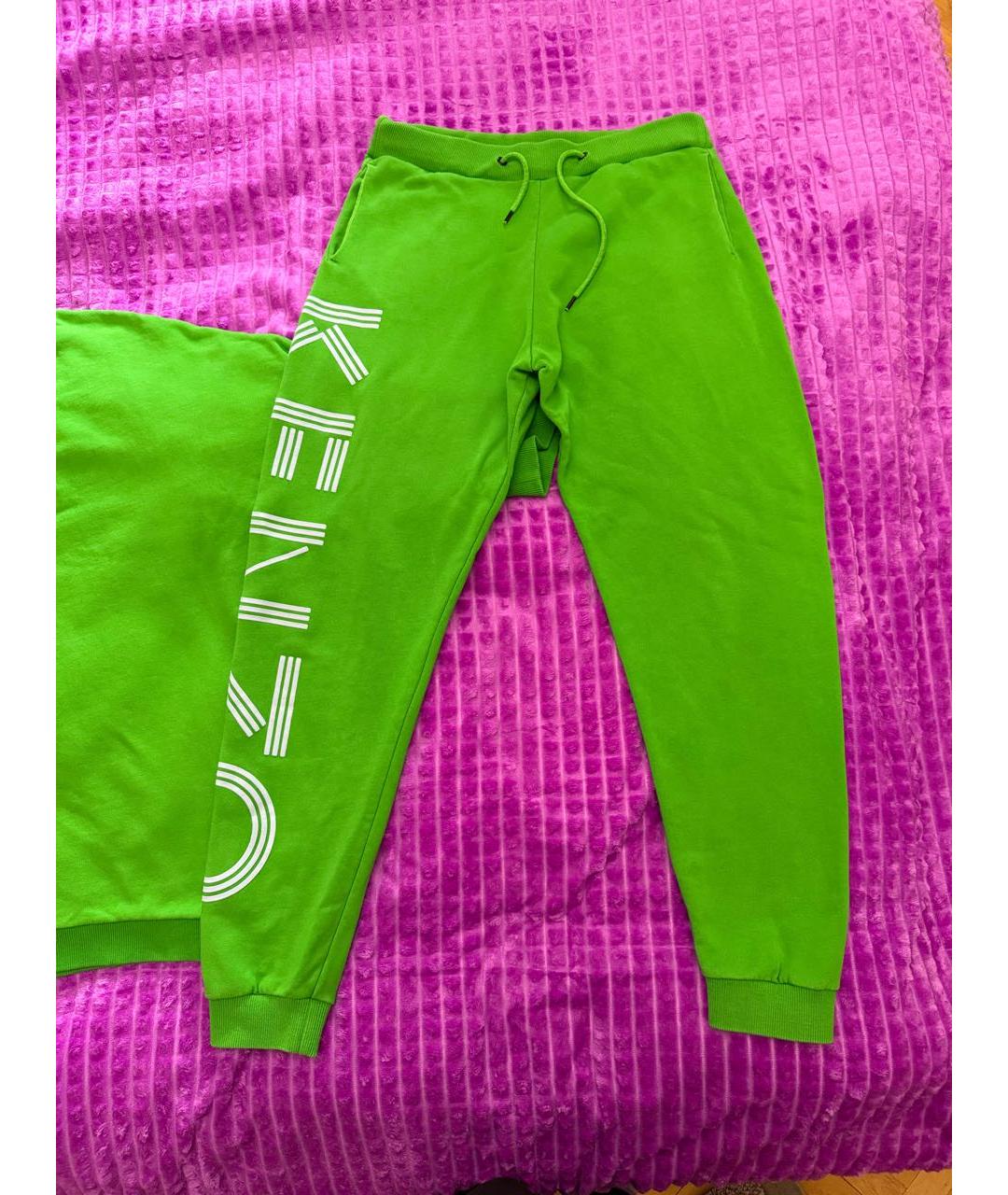 KENZO Зеленый хлопковый спортивные костюмы, фото 4