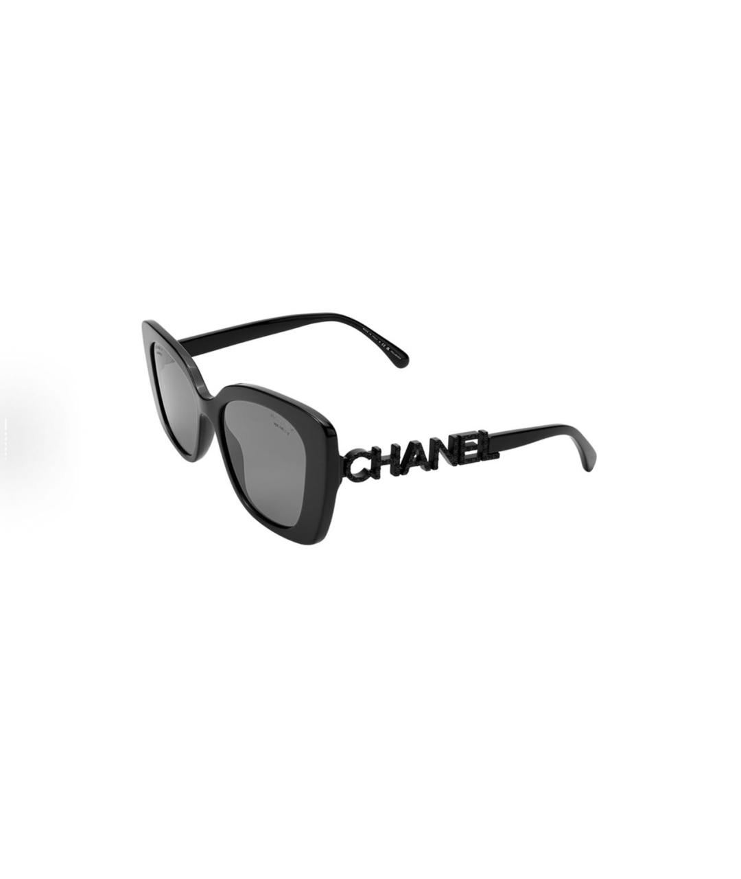 CHANEL Черные солнцезащитные очки, фото 5