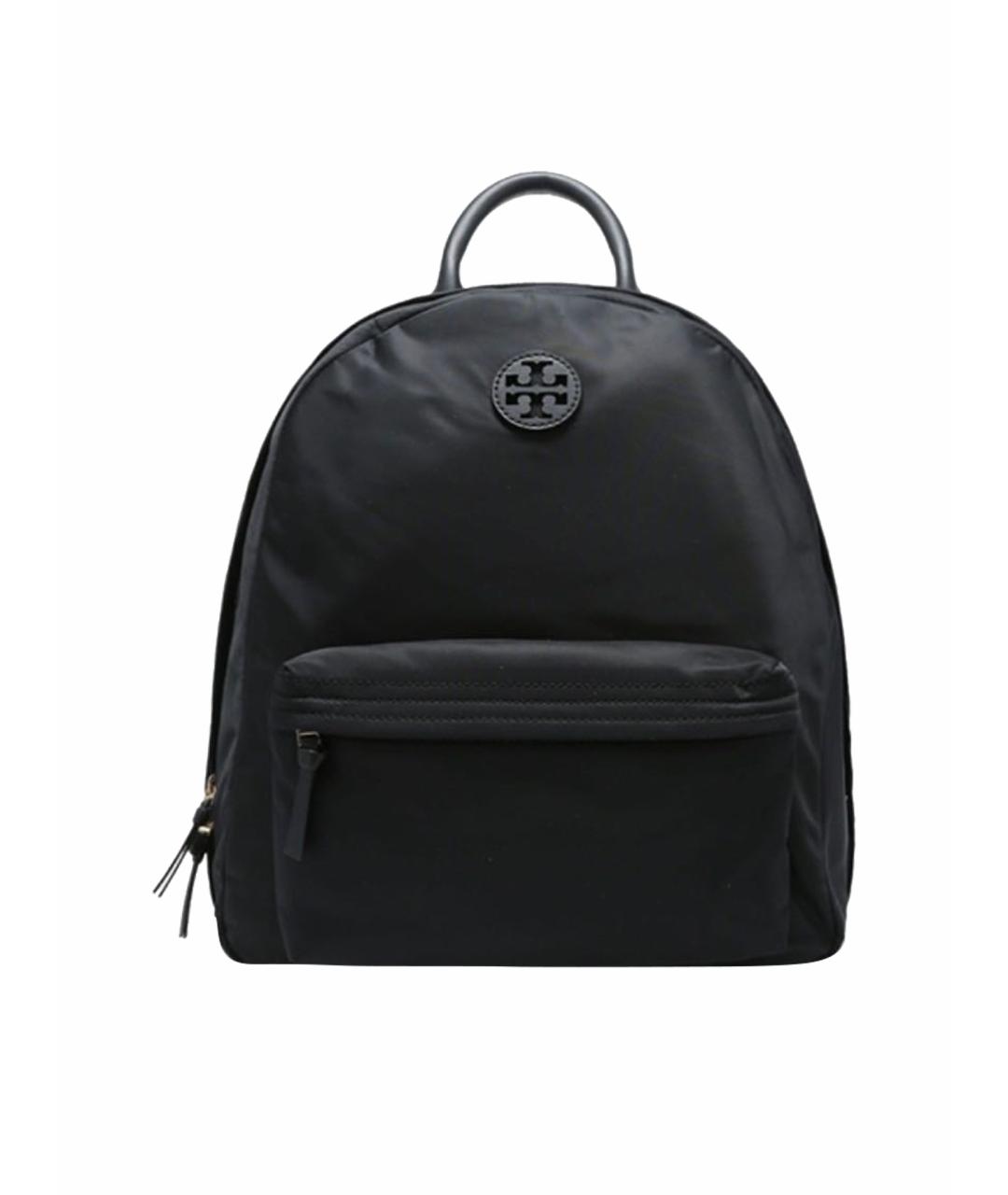 TORY BURCH Черный тканевый рюкзак, фото 1