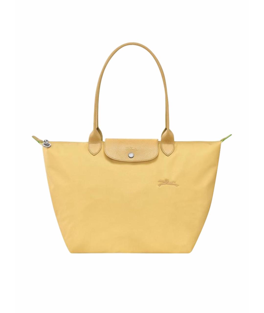 LONGCHAMP Желтая сумка тоут, фото 1