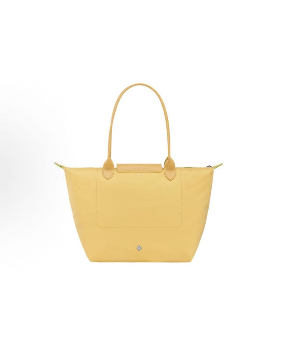 LONGCHAMP Желтая сумка тоут, фото 3