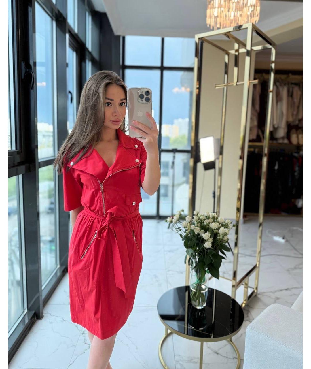 MOSCHINO Красное платье, фото 5
