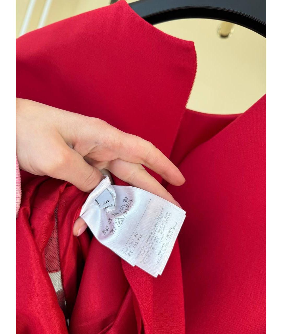VALENTINO Красное платье, фото 4