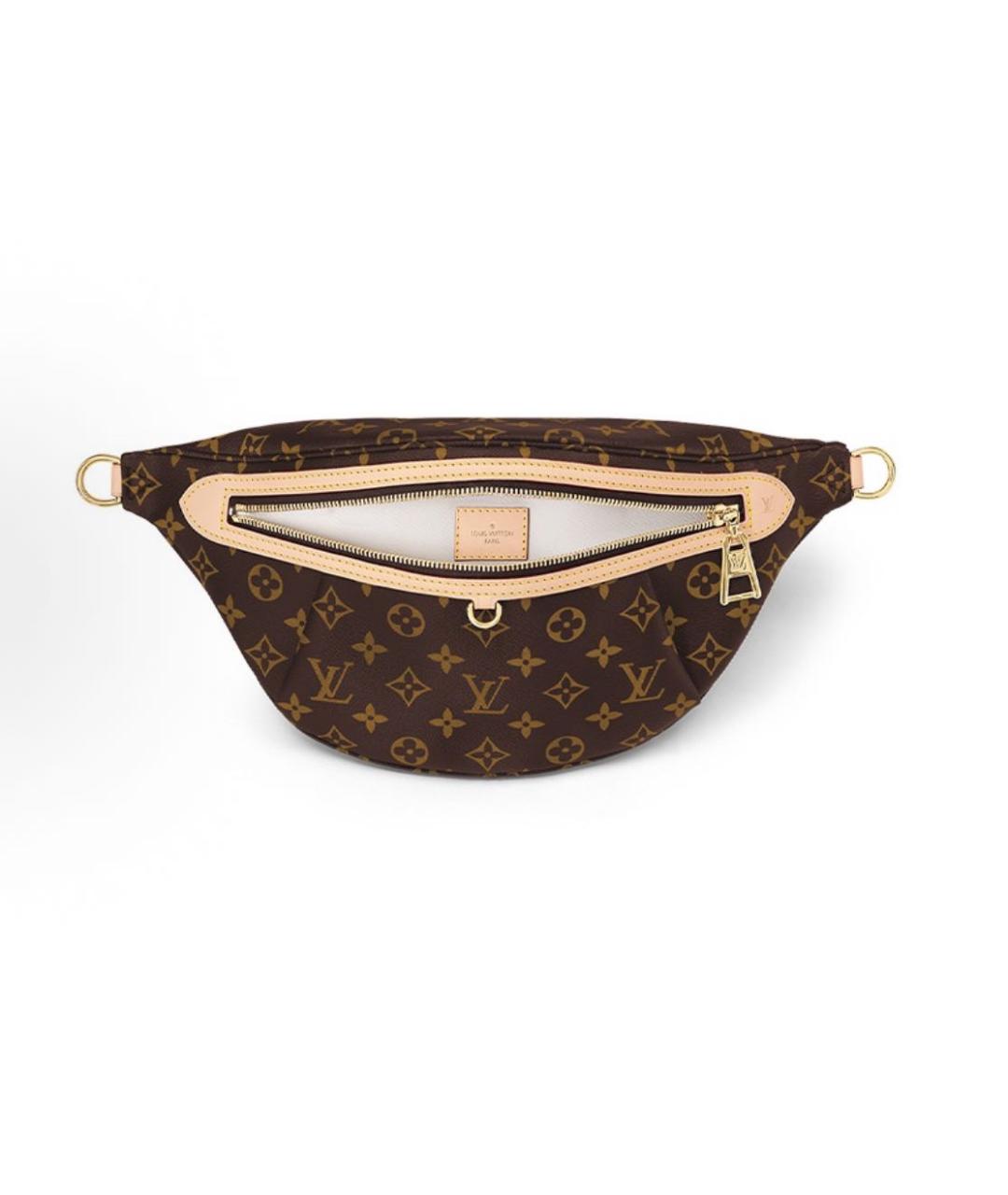 LOUIS VUITTON Коричневая поясная сумка, фото 4