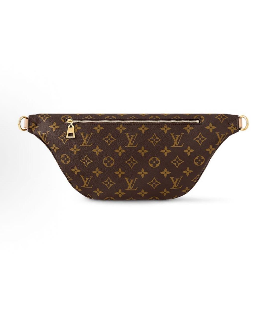 LOUIS VUITTON Коричневая поясная сумка, фото 3