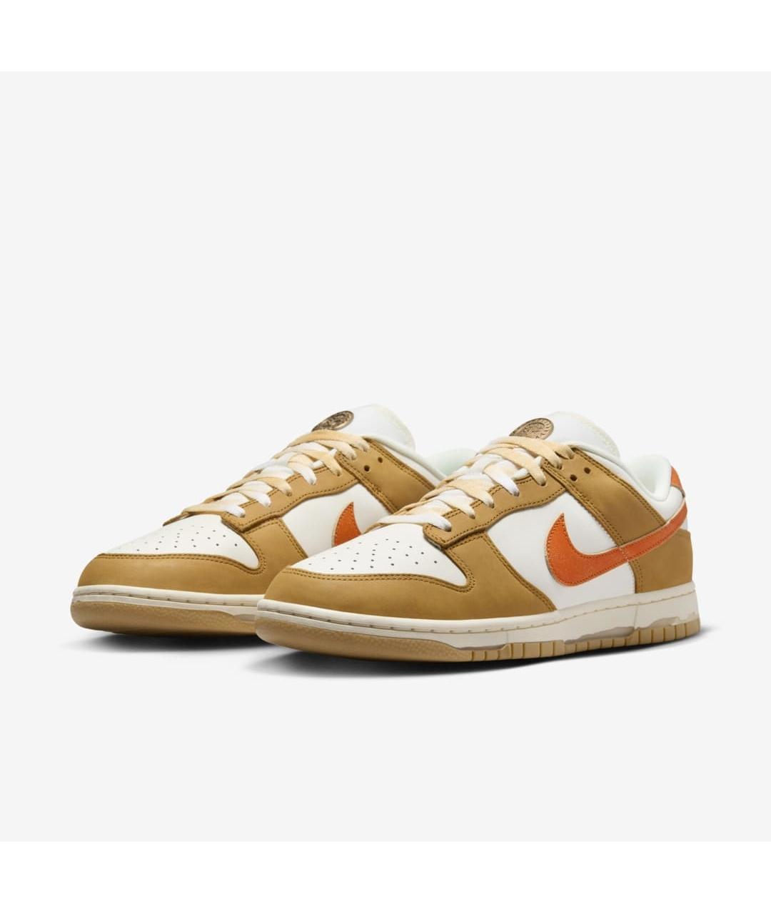 NIKE Оранжевое низкие кроссовки / кеды, фото 2