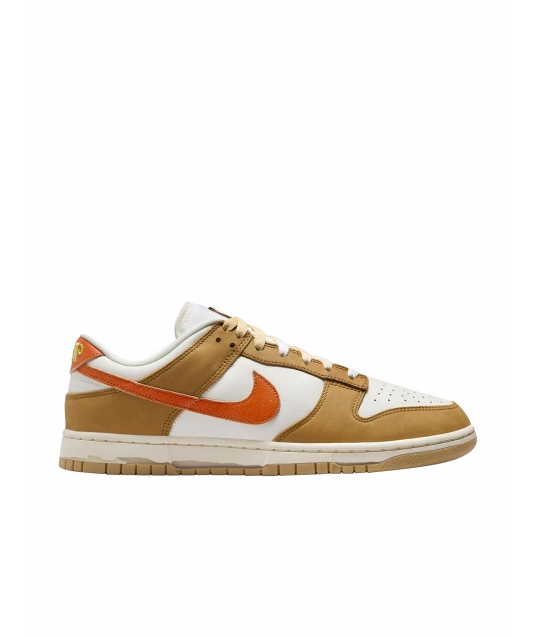 NIKE Оранжевое низкие кроссовки / кеды, фото 1