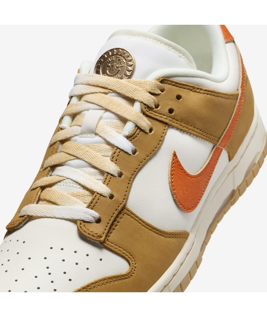 NIKE Оранжевое низкие кроссовки / кеды, фото 6