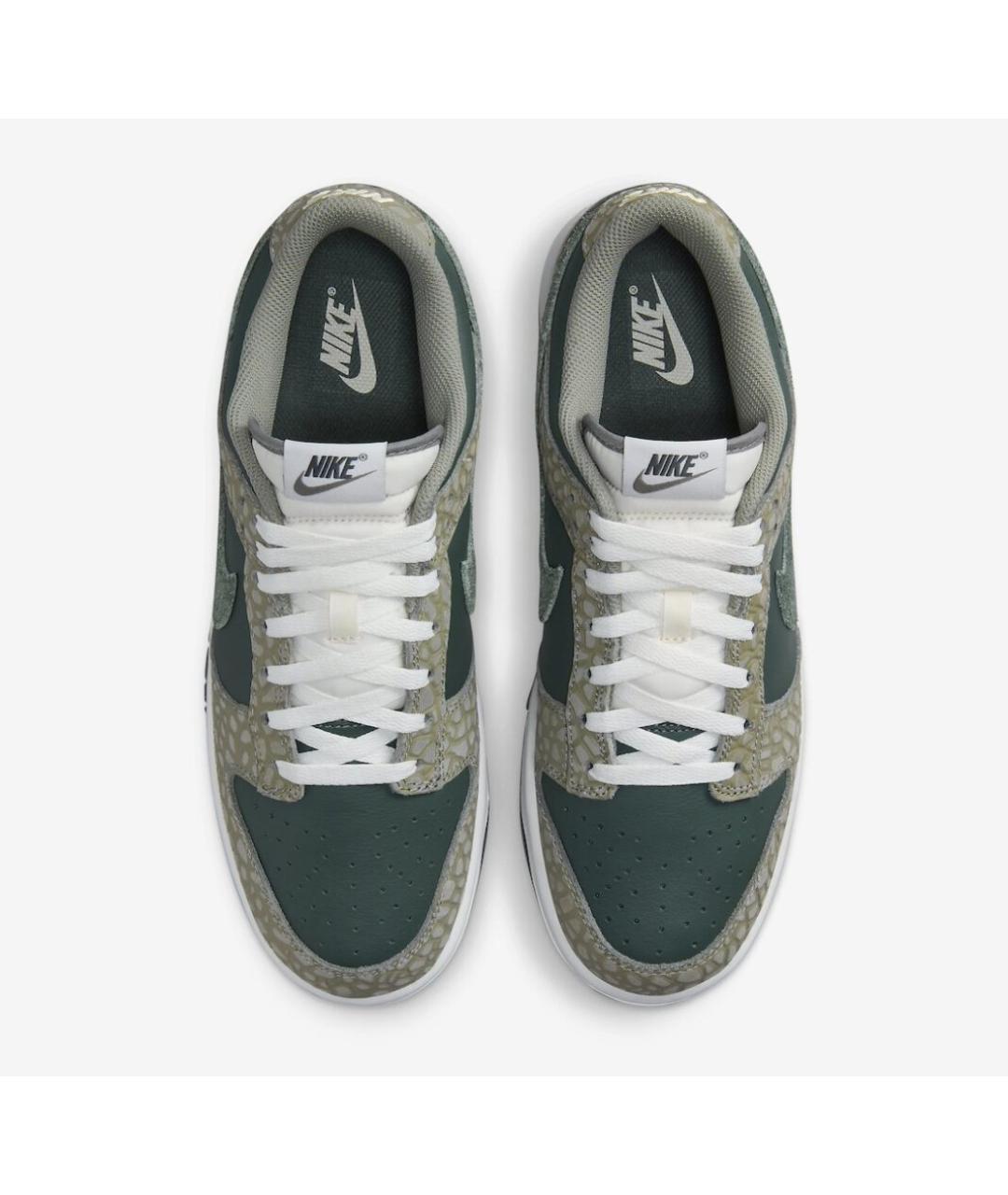 NIKE Зеленые низкие кроссовки / кеды, фото 3